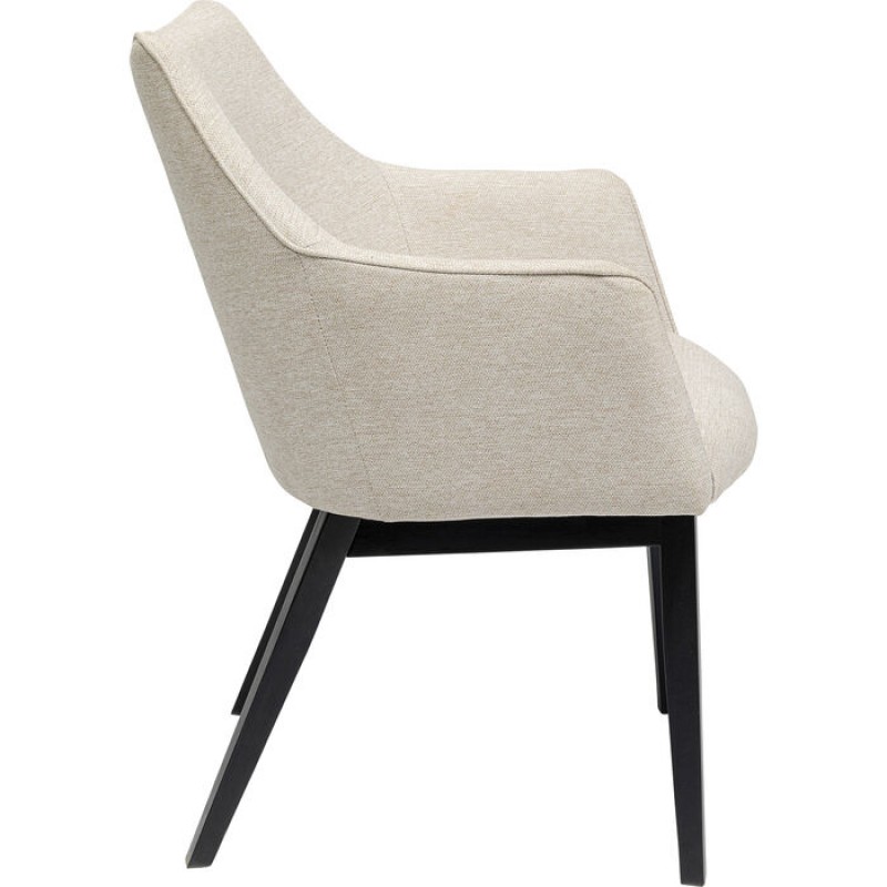 Chair with Armrest Modino Cream